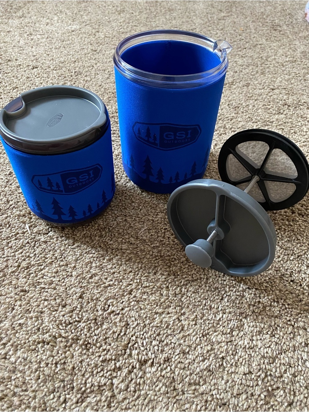 Blue Insulated Cup Set